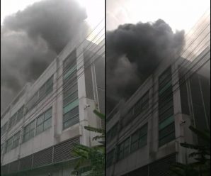 แตกตื่น! เพลิงไหม้อาคารบำบัดน้ำเสีย รพ.รามาธิบดี (คลิป)