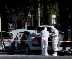 คาดคนร้ายตั้งใจระเบิดรถกลางช็องเซลิเซ หลังพบปืน-ก๊าซกระป๋องในรถ