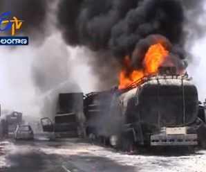 ปากีฯสลดชาวบ้านกรูตักน้ำมันจากรถน้ำมันที่คว่ำ ระเบิดสนั่นย่างสด 123 ชีวิต !