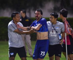 ไทยลีกคู่ ‘ราชบุรี-ชลบุรี’ เดือด ‘คุนญ่า-เสี่ยฟลุ๊ค’ ลงไม้ลงมือ(มีคลิป)