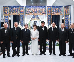 หอการค้าไทย-จีน เป็นเจ้าภาพสวดอภิธรรม”เกษม​ วงศ์ภัทรกุล” ดร.อมร ​ร่วมในพิธีด้วย