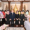 ดร.อมร​-พวงเพชร อภิ​ธนา​คุณ​ ร่วมพิธีสวดอภิธรรมท่านผู้หญิง กุณฑี ไกรฤกษ์​  ณ​ ตำหนักทิพย์